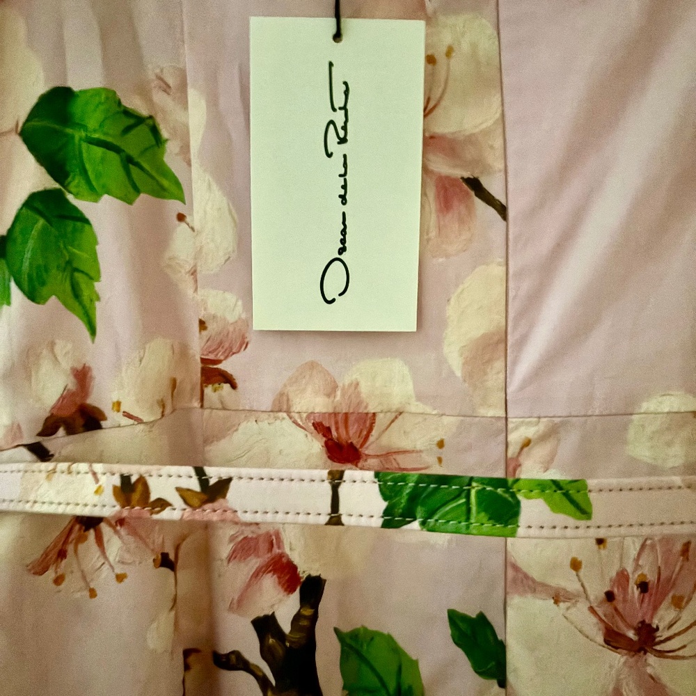 Oscar de la Renta floral dress